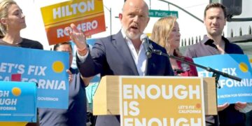 GOP gubernatorial candidate Steve Hilton pleads case to anti-Trump voters