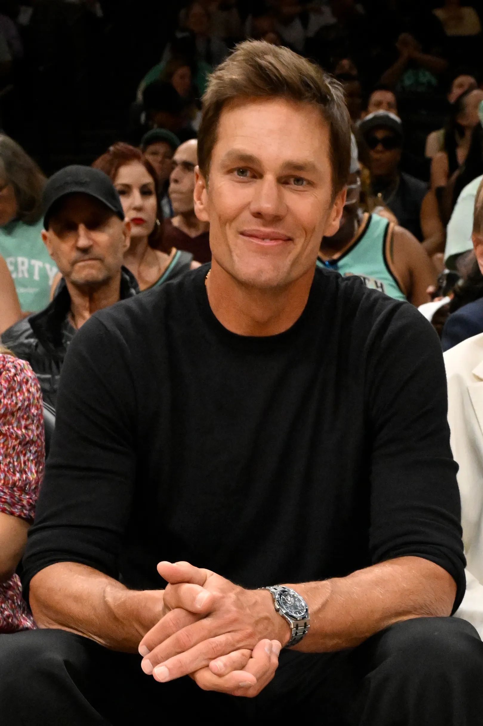 Tom Brady at a WNBA game.