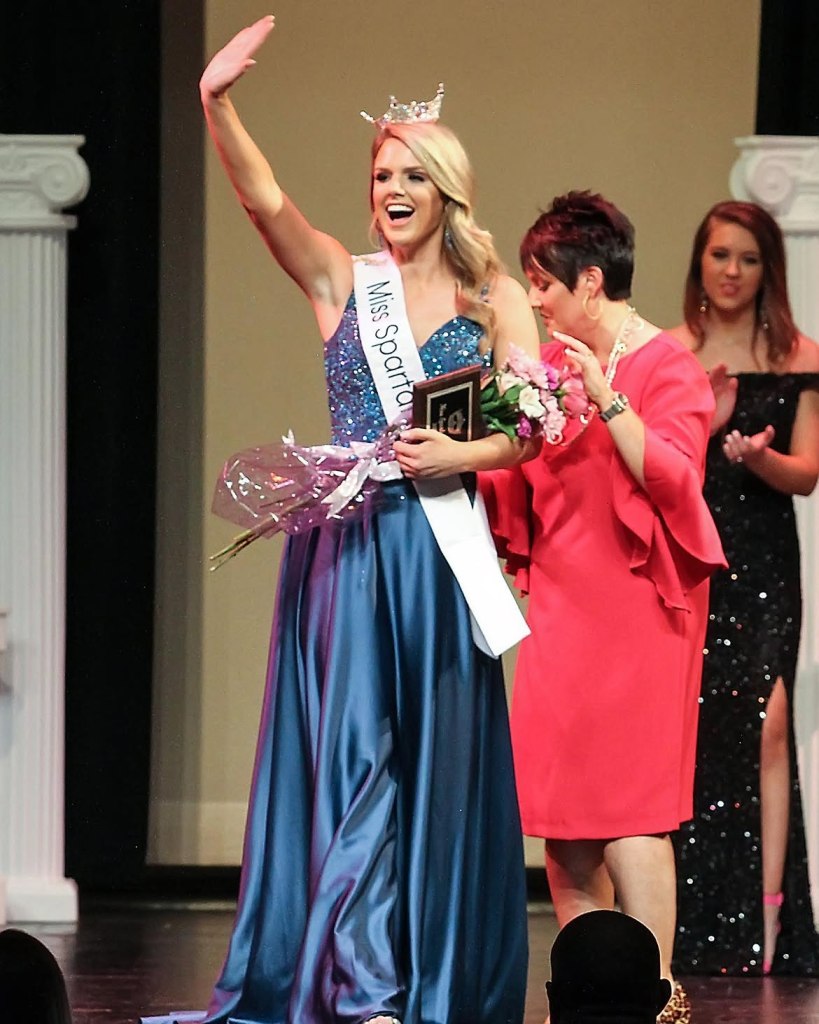 Before her television career, Burrell was Miss Spartanburg and finished as first runner-up at the 2021 Miss South Carolina pageant.