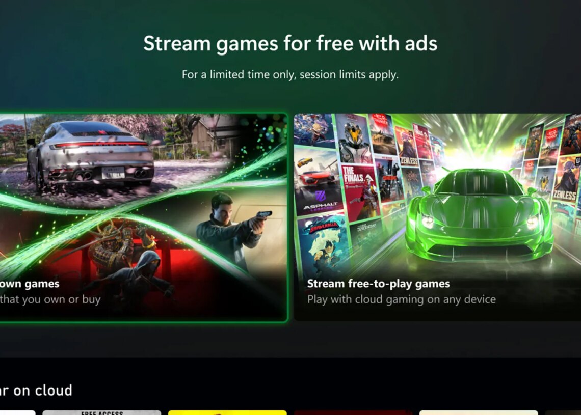 Xbox Begins To Roll Out Ad-Supported Game Streaming Tests