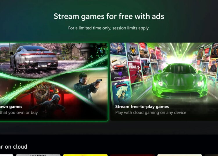 Xbox Begins To Roll Out Ad-Supported Game Streaming Tests