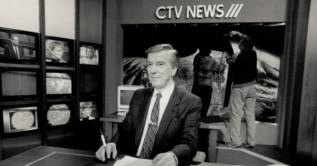 Lloyd Robertson, Unflappable Canadian Broadcaster, Dies at 92