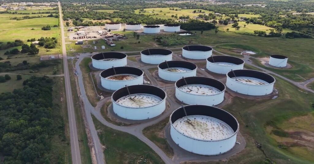 Why These Giant Storage Tanks Increasingly Hold Very Little Oil