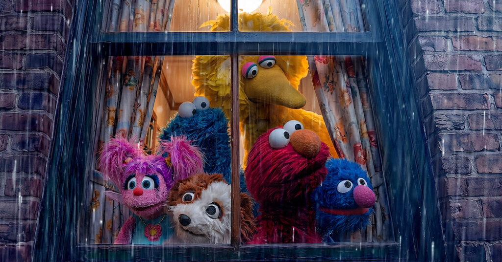 Extreme Weather Brings Fierce Winds, and Warm Hugs, to Sesame Street