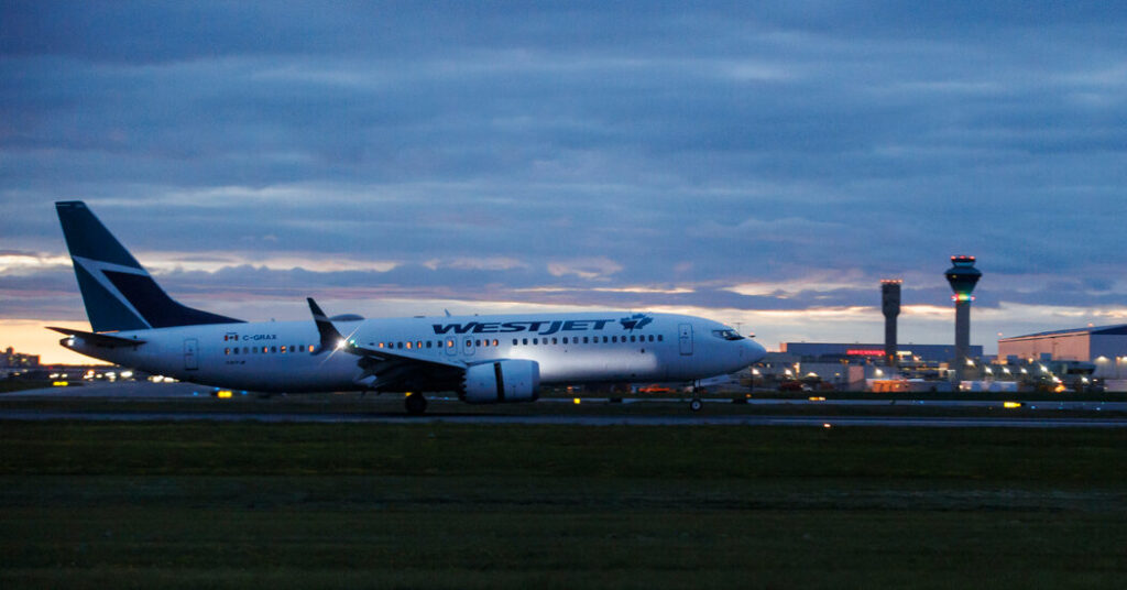 Canada’s WestJet Airlines Cancels Trips Amid Flight Attendant Strike