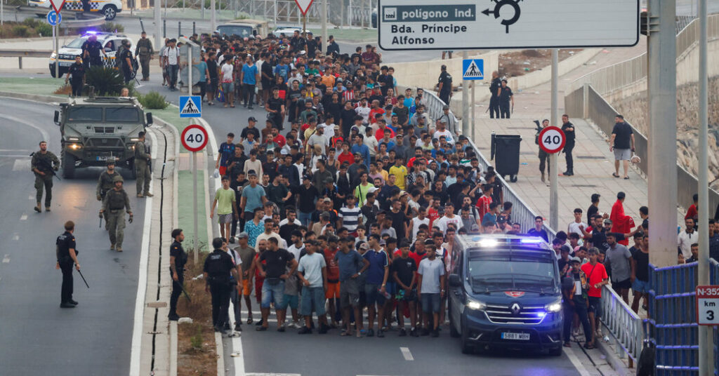 Spain Installs Floating Barrier in Ceuta After Influx of Migrants