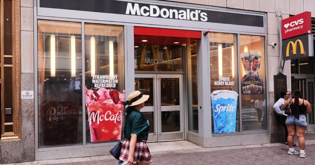 McDonald’s U.S. Sales Slow as Consumers Spend More Cautiously