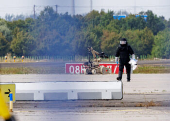 Explosive Drone Found at German Airport Used by Ukrainian Carrier