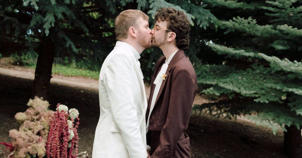 As They Read Their Vows, Orange Ash Dusted Their Hair