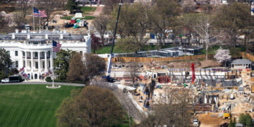 Chief Justice Declines to Halt Trump’s White House Ballroom Construction, for Now
