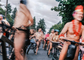 A Naked Bicycle Protest Is Also a Party. Is That Bad?