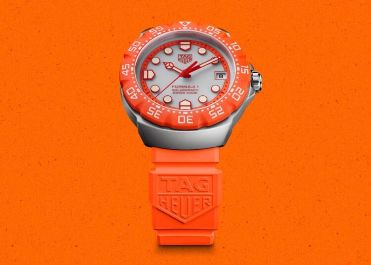 Orange Crush: TAG Heuer Drops a Bright Revamp of the Original Metal F1 Watch