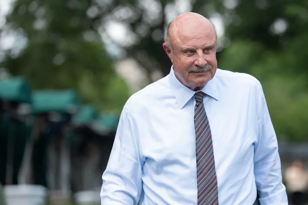 Dr. Phil McGraw is seen outside the White House in Washington, D.C., on Friday, June 26, 2026.