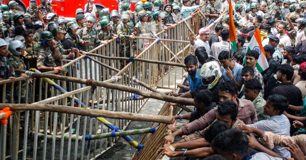 Police in India Use Tear Gas to Break Up Another Youth Protest