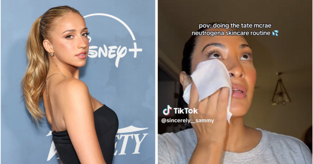Tate McRae’s Beauty Secret? Not Necessarily Touching the Products