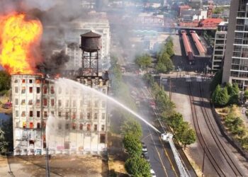 Warehouse Blaze in Portland, Ore., Is Headache for City Over a Week Later