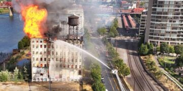 Warehouse Blaze in Portland, Ore., Is Headache for City Over a Week Later