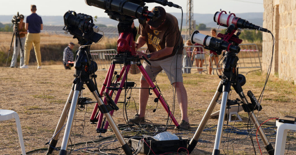 In Europe, the Total Solar Eclipse Is Hours Away