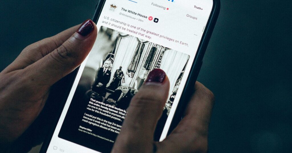 Suit Challenges Plan to Sell Early Access to Trump’s Truth Social Posts