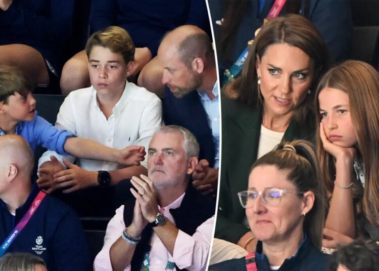 Prince William, Kate Middleton make rare outing with all 3 kids at Commonwealth Games