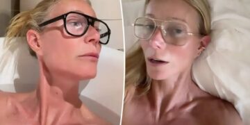 Gwyneth Paltrow stuns fans with racy TikTok debut as she ditches her top in bed