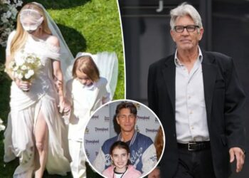 Emma Roberts’ son, 5, walked her down the aisle after dad Eric missed her wedding