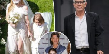 Emma Roberts’ son, 5, walked her down the aisle after dad Eric missed her wedding
