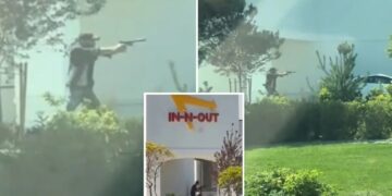 Hero armed citizen opened fire on Idaho In-N-Out gunman, tried to stop shooting that left 2 dead, 7 wounded: harrowing video