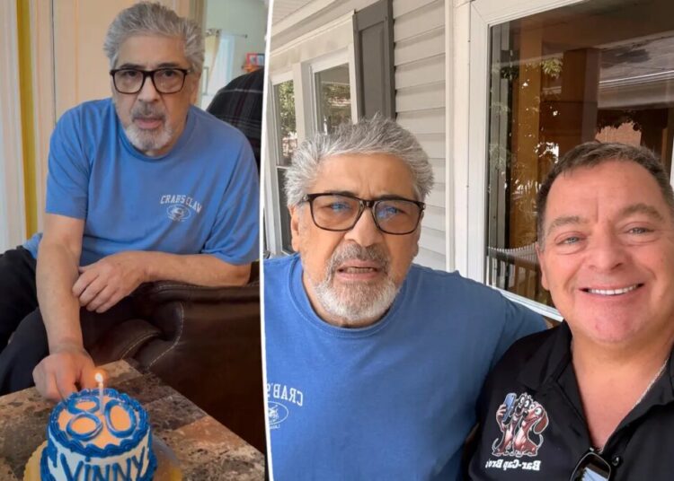 ‘Healthy’ Vincent Pastore seen celebrating 80th birthday weeks before death