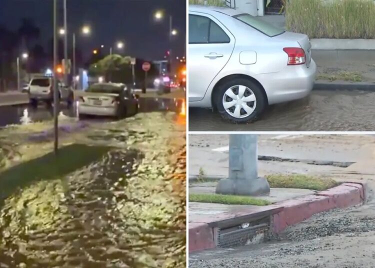 Another Los Angeles water pipe rupture wreaks havoc on Beverly Grove