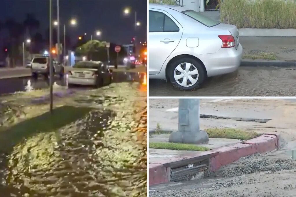 Another Los Angeles water pipe rupture wreaks havoc on Beverly Grove
