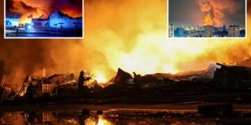Russian missile and drone barrage in Ukrainian capital region kills at least 15