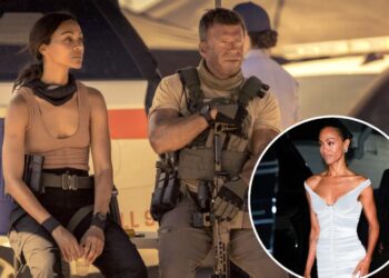 Zoe Saldaña says Taylor Sheridan gives stars two choices: ‘Make sure that you don’t f–k up… or you quit’