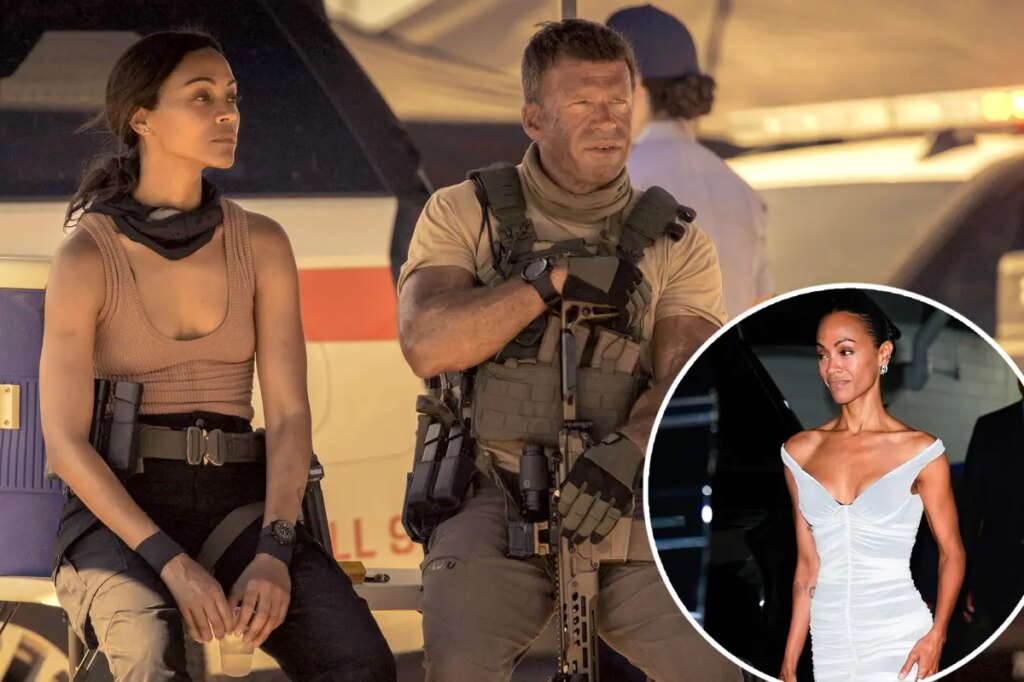 Zoe Saldaña says Taylor Sheridan gives stars two choices: ‘Make sure that you don’t f–k up… or you quit’