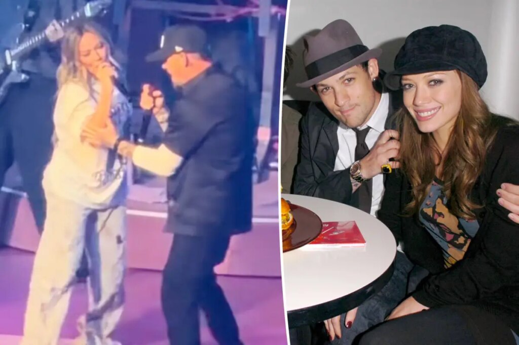 Hilary Duff reunites with ex Joel Madden for surprise duet 20 years after split