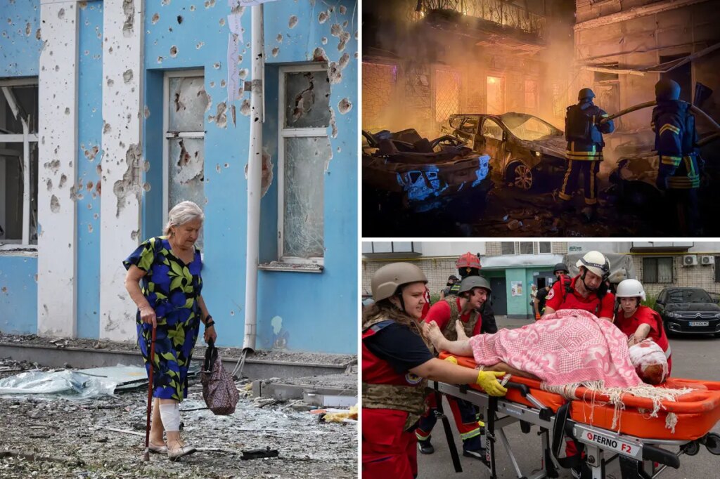Overnight strikes between Russia and Ukraine kill 7 civilians, injuring dozens more