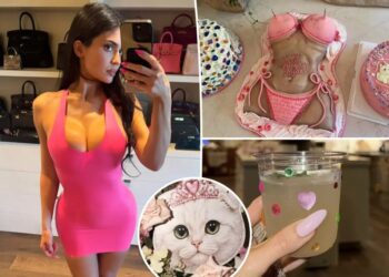 Inside Kylie Jenner’s kitty-themed 29th birthday party with sister Kim Kardashian and BFF Hailey Bieber