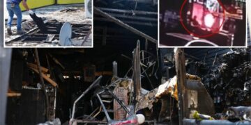Masked maniac hurls Molotov cocktail into NYC deli as worker left with skin ‘peeling off’: kin