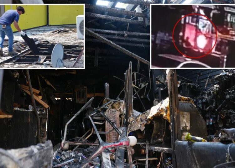 Masked maniac hurls Molotov cocktail into NYC deli as worker left with skin ‘peeling off’: kin