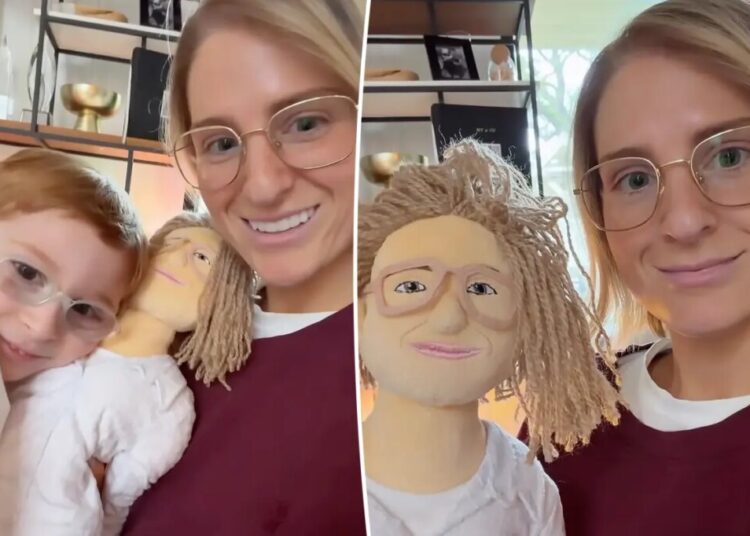 Meghan Trainor unveils look-alike doll to help son Riley with separation anxiety