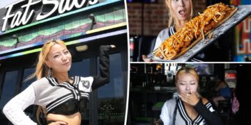 LA’s top competitive eater tries Fat Sal’s $100, gigantic 30-inch sub