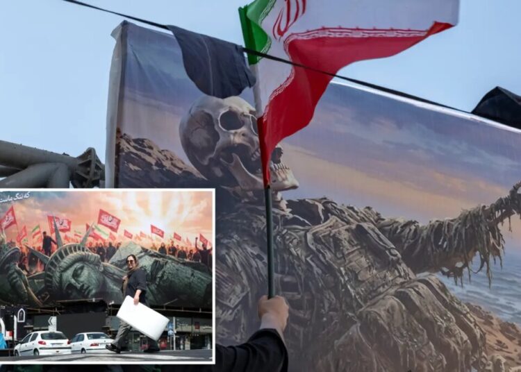 New Iranian billboard depicts dead US soldier on shore of Strait of Hormuz