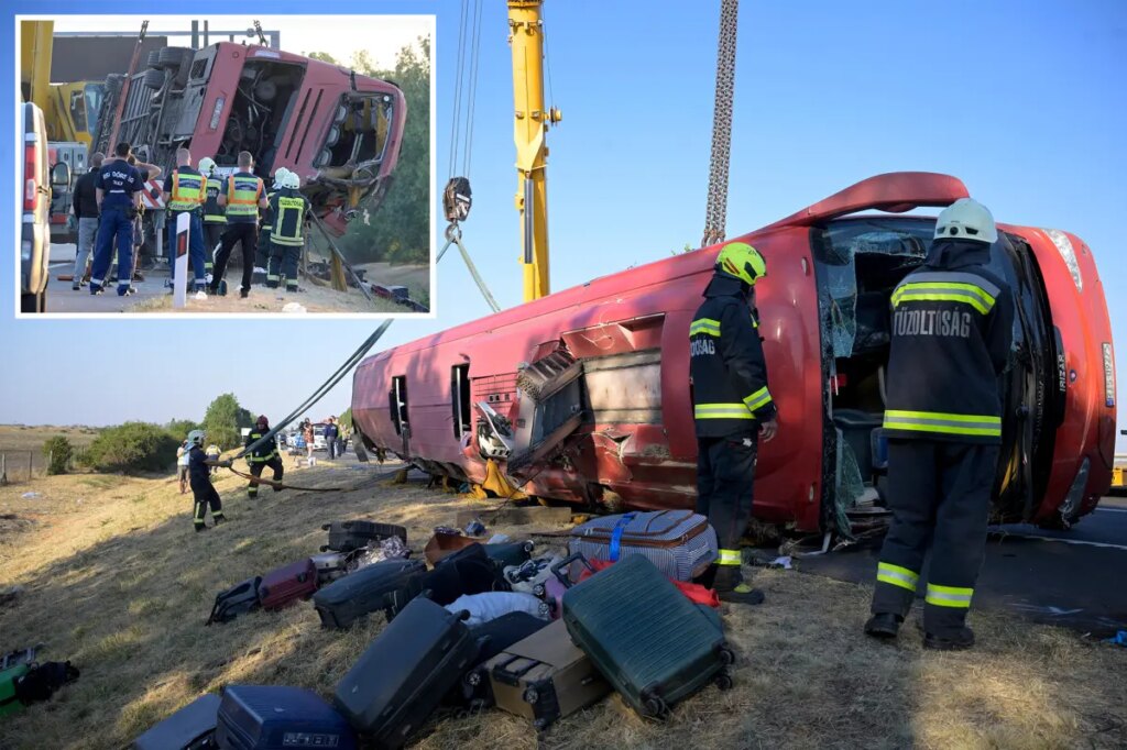12 killed and at least 10 injured in Polish bus crash in Hungary