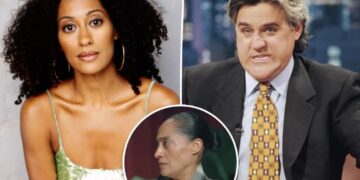 Tracee Ellis Ross blasts Jay Leno for late-night show snub at the height of ‘Girlfriends’: ‘Is it just racism?’
