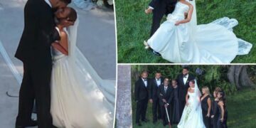 Knicks star Karl-Anthony Towns marries Jordyn Woods in star-studded Malibu wedding