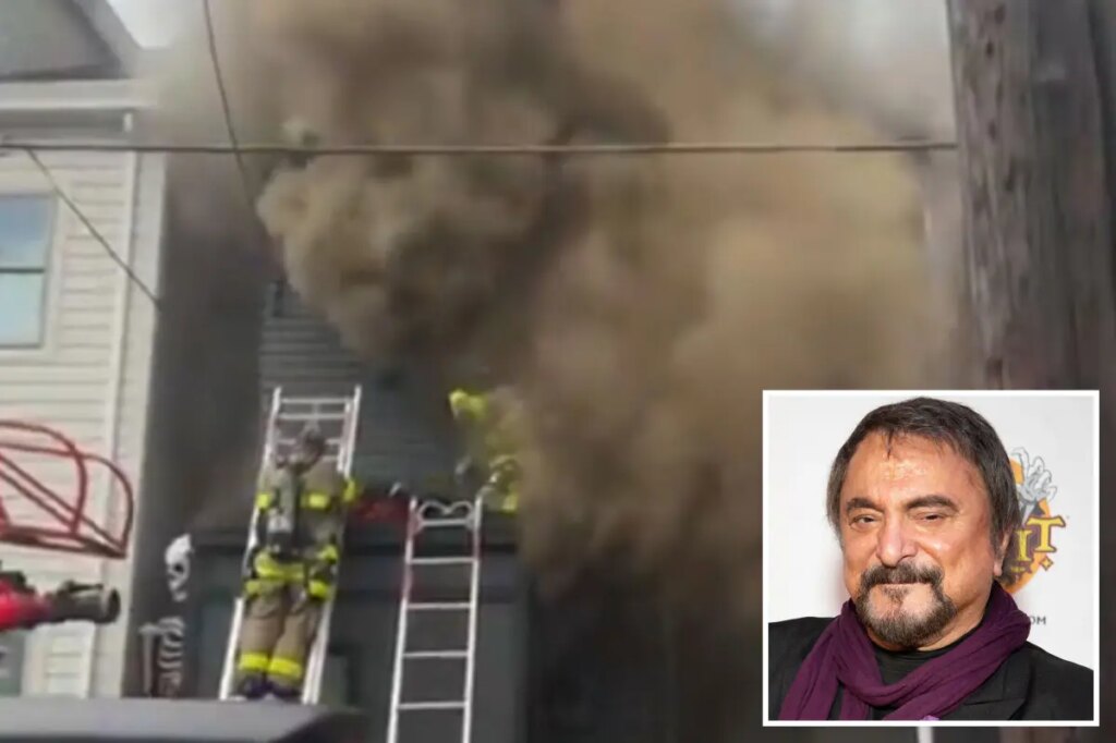 Moment ‘Dawn of the Dead’ actor’s home burns down as firefighters battle blaze: ‘Devastated’