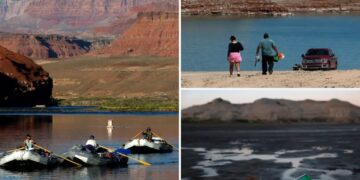 California’s water and power supply threatened as Lake Powell hits record low