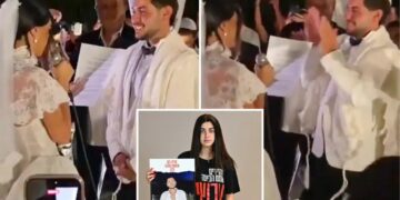 Former Hamas hostage tortured by terror group ties the knot in Israel