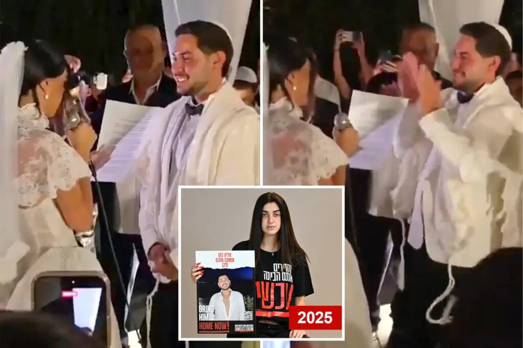 Former Hamas hostage tortured by terror group ties the knot in Israel