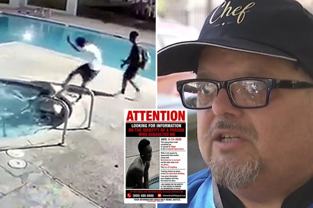 SoCal dad kicked in head by laughing young thugs in jacuzzi, robbed of $1,000 iPhone